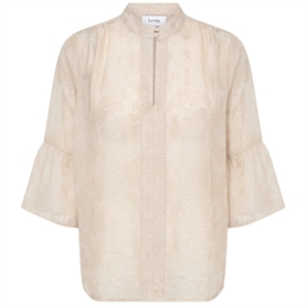 Levete Room LR-ORION 2 Bluse, Light Taupe Combi 
